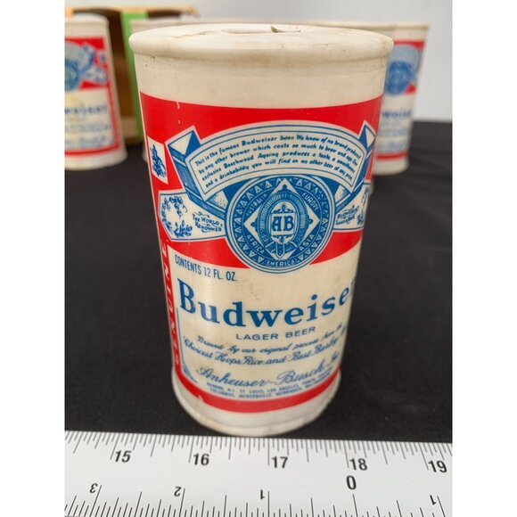 Budweiser 7 Lite Beverage Pak Patio Lites Covers Original Box NO CORD 70's - Picture 7 of 8